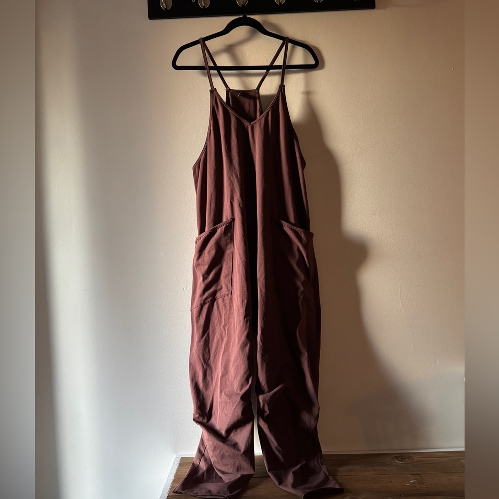 Brown Baggy Jumpsuit NWOT